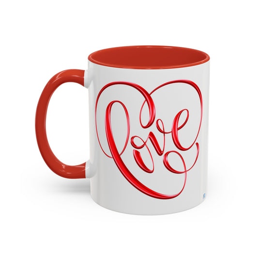 Love Accent Coffee Mug (11, 15oz)