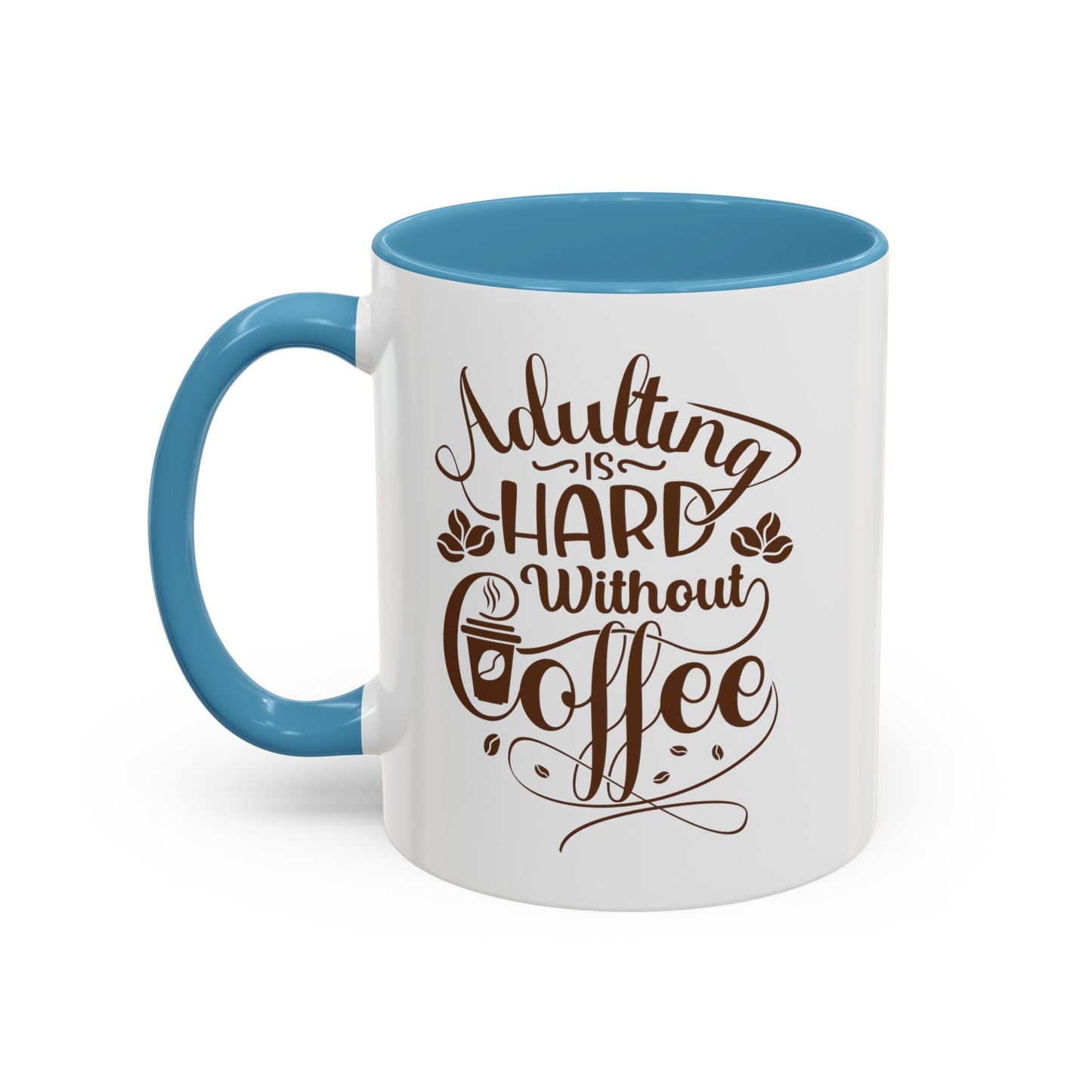 Adulting Accent Coffee Mug (11, 15oz)