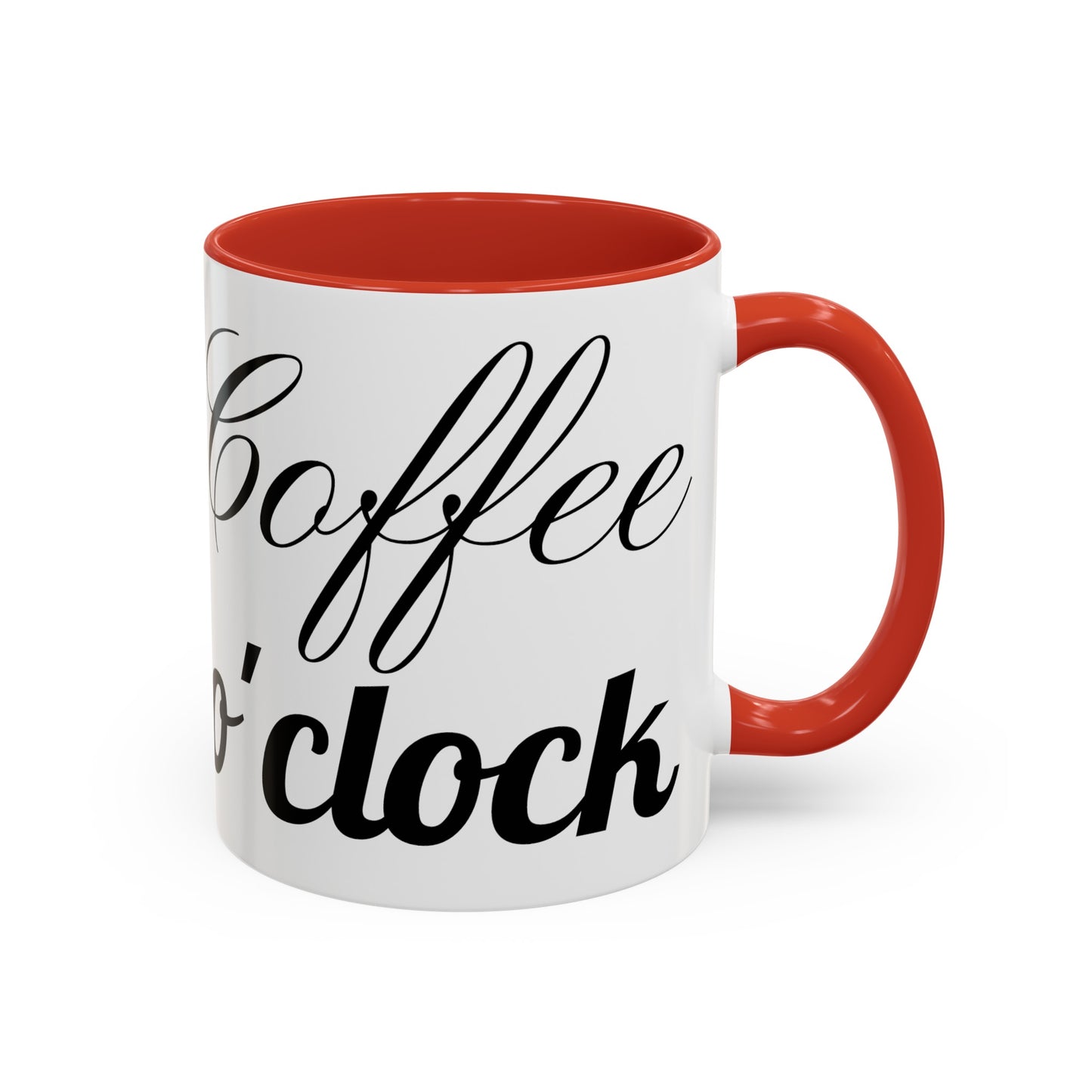 Coffee o'Clock Accent Coffee Mug (11, 15oz)