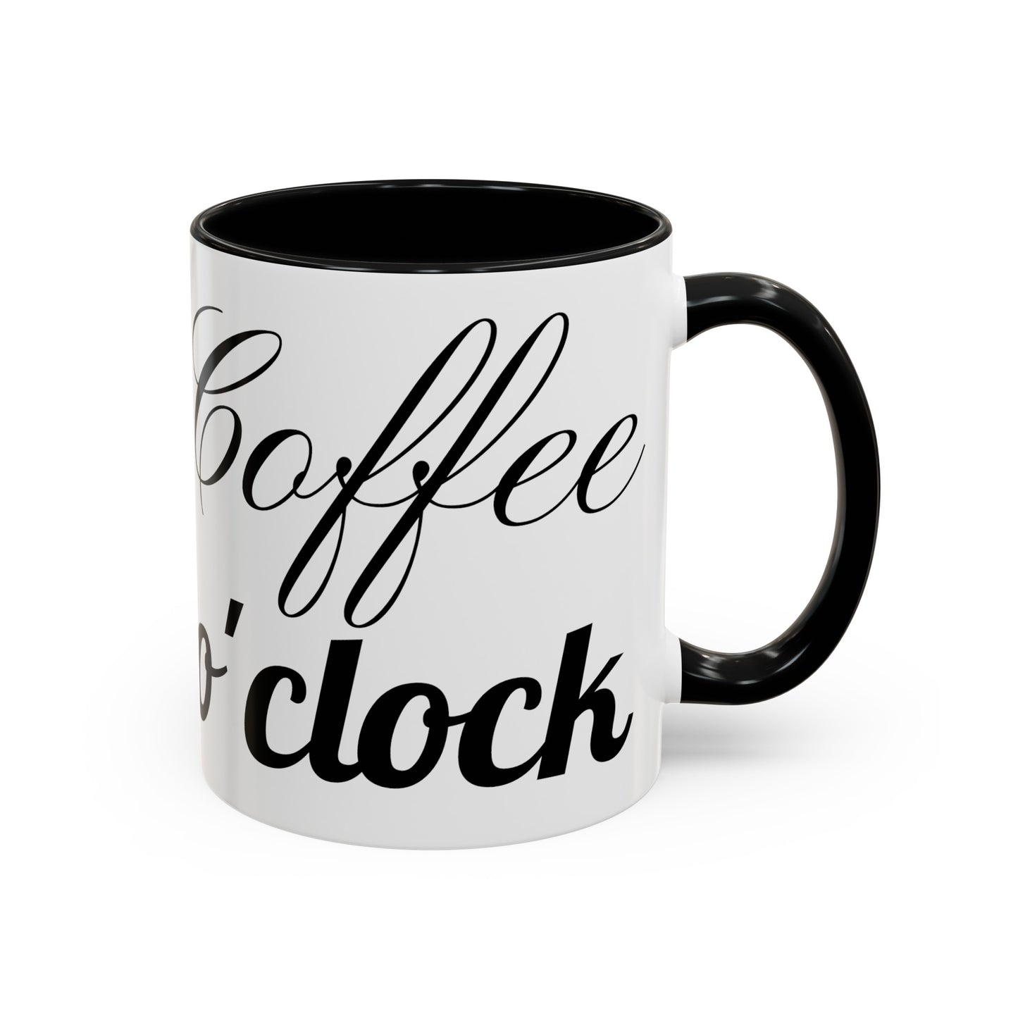 Coffee o'Clock Accent Coffee Mug (11, 15oz)