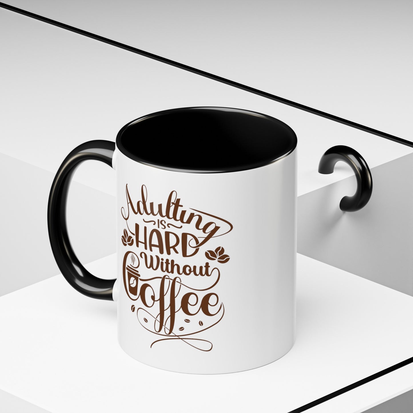 Adulting Accent Coffee Mug (11, 15oz)